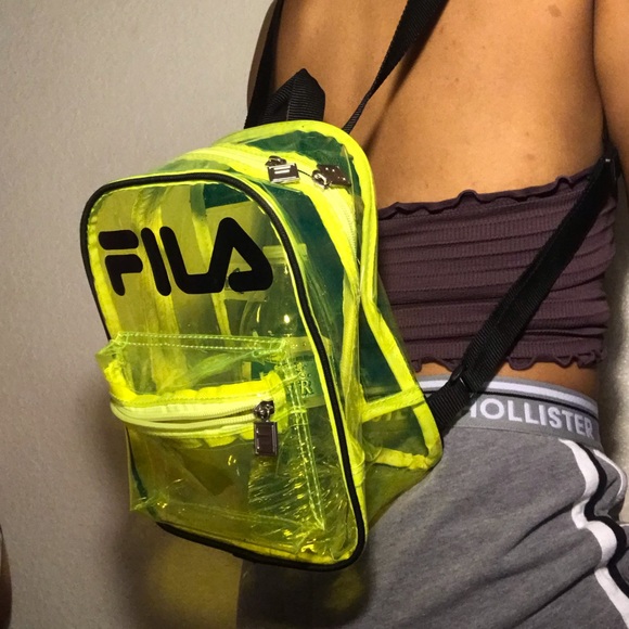 fila backpack yellow